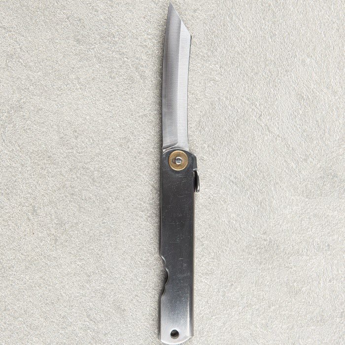 Higonokami VG-10 Warikomi NAGAO KANEKOMA 100mm Silver