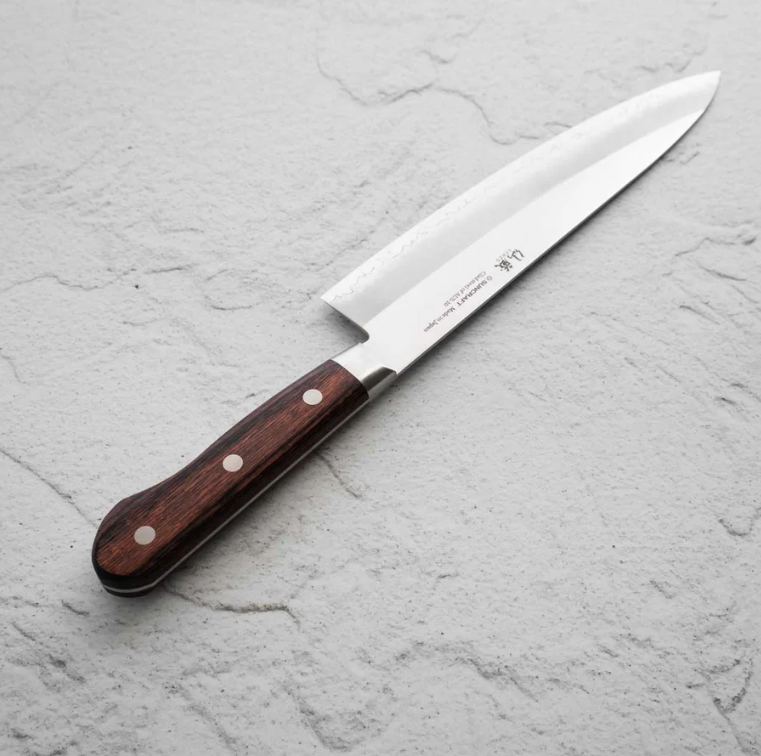 Pisau Dapur Jepang Suncraft 3 Layers Clad Steel AUS10 Gyuto 210mm