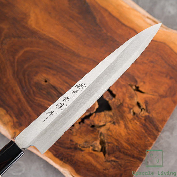 Pisau Sushi Kitaoka Aogami#2 Migaki HPC Yanagi 210mm