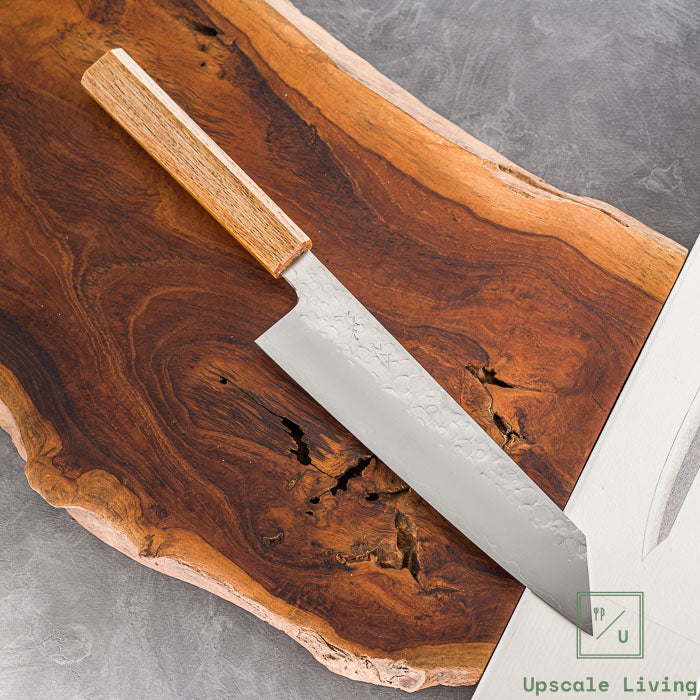 Pisau Dapur Jepang Hado Shiosai SG2 K-Gyuto 210mm Oak Handle