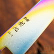Pisau Dapur Jepang Hatsukokoro Ryuhyo Rainbow Coating SG2 Damascus Gyuto210mm