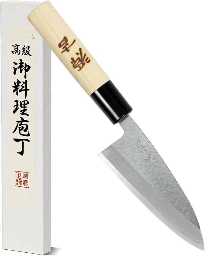 Pisau Dapur Jepang Sakai Genkichi SK-5 Steel Ko-Deba 105mm