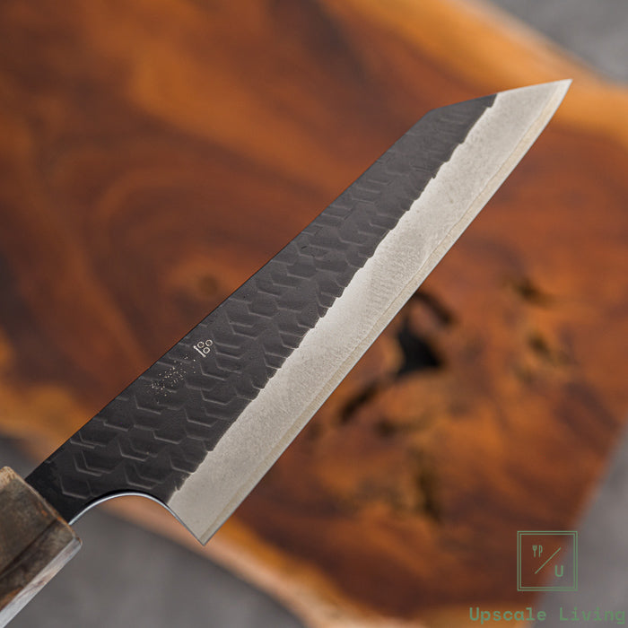 Nigara Hamono SG2 Kurouchi Tsuchime Honenuki 150mm