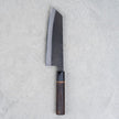 Japanese Knife Mutsumi Hinoura Shirogami#2 SS Kuro-Nashiji Bunka 180mm
