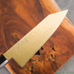 Hatsukokoro Ryuhyo Gold coating  SG2 Damascus Bunka 180mm