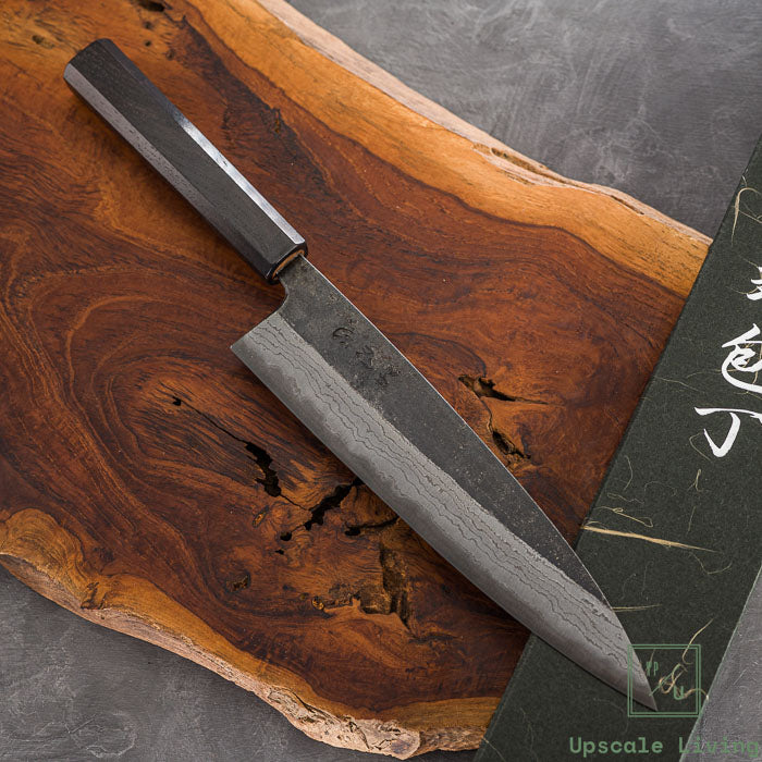 Hatsukokoro Kumokage Aogami 2 steel Kurouchi Damascus Gyuto 210mm