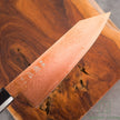 Pisau Dapur Jepang Hatsukokoro Ryuhyo Brown coating  SG2 Damascus Bunka 180mm