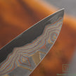 Hatsukokoro Irodori Aogami 2 steel Rainbow Damascus Kurozome Gyuto 240mm