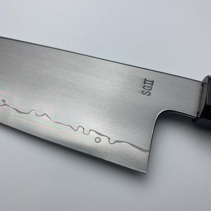 Japanese Artisan Knife Naohito Myojin Cobalt Special Hairline Bunka 180mm