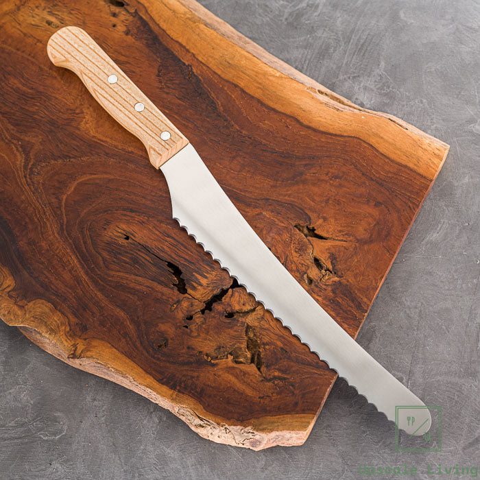 Pisau Roti Nisaku Wave Blade K-Trade MV Stainless Bread Knife 240mm