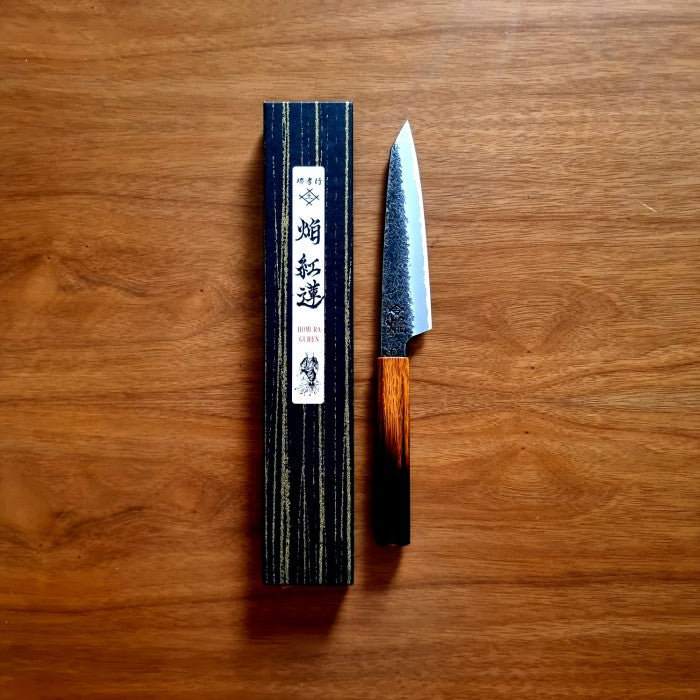 SAKAI TAKAYUKI Homura Guren Petty 150mm by Itsuo Doi