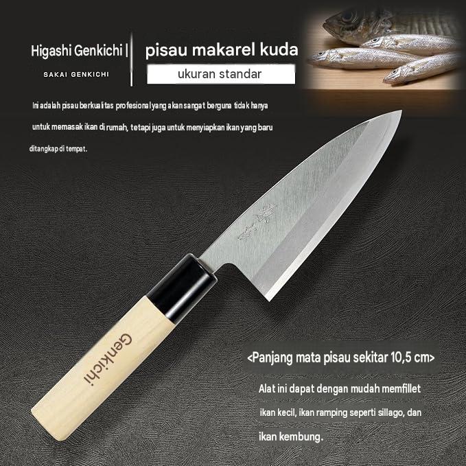 Pisau Dapur Jepang Sakai Genkichi SK-5 Steel Ko-Deba 105mm