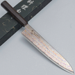 Pisau Dapur Jepang HATSUKOKORO Kujaku V-Toku2 Rainbow Damascus Gyuto 210mm