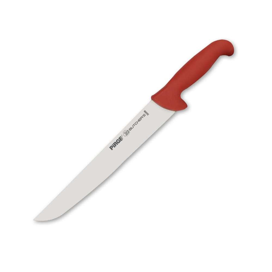 PIRGE BUTCHER'S Slicing Knife - Wide 29 cm Red