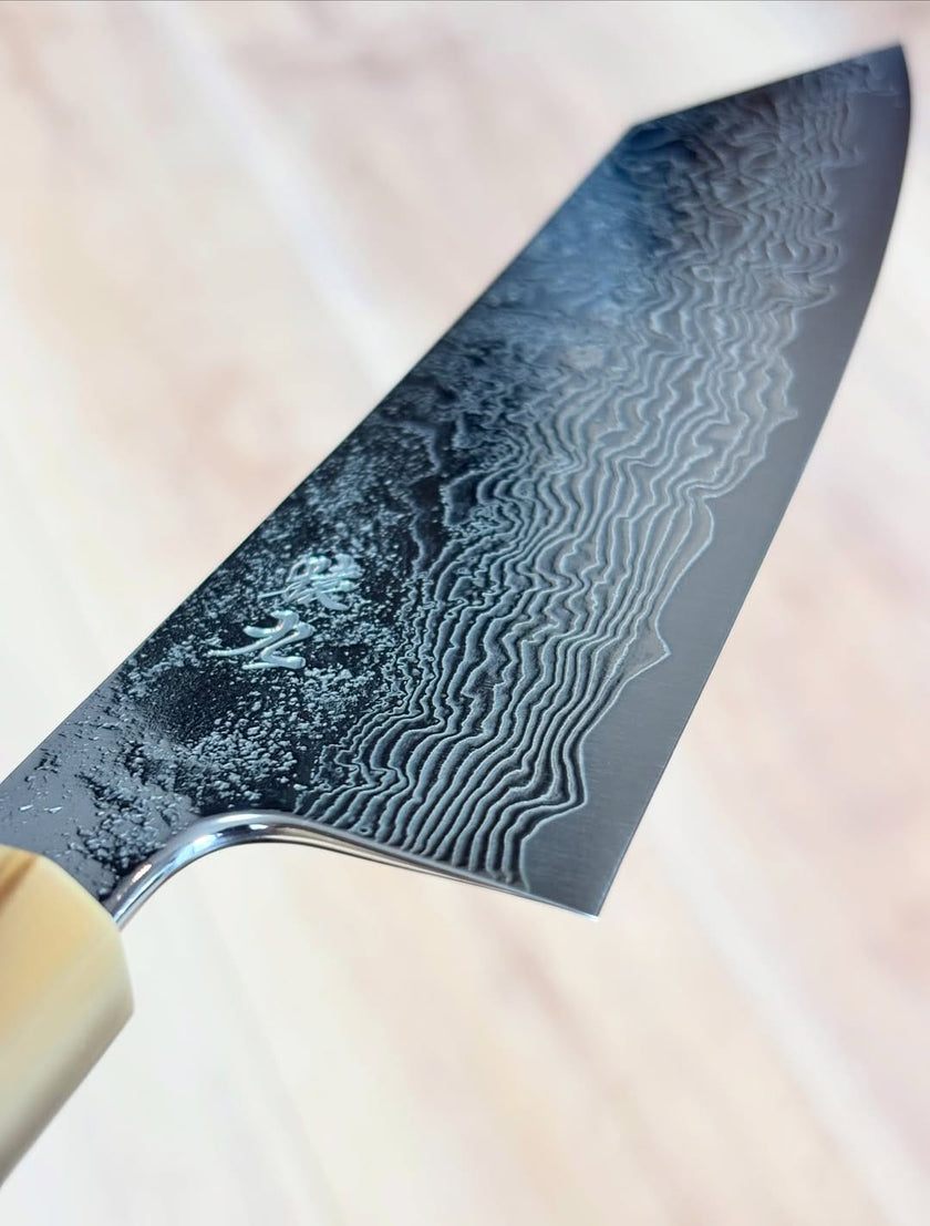 Pisau Dapur Jepang Enkyu SG2 Damascus K-Gyuto 210mm