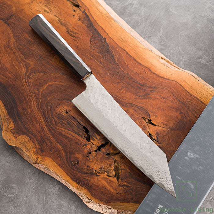 Japanese Knife Nigara Hamono VG10 Damascus Kiritsuke Gyuto 210mm