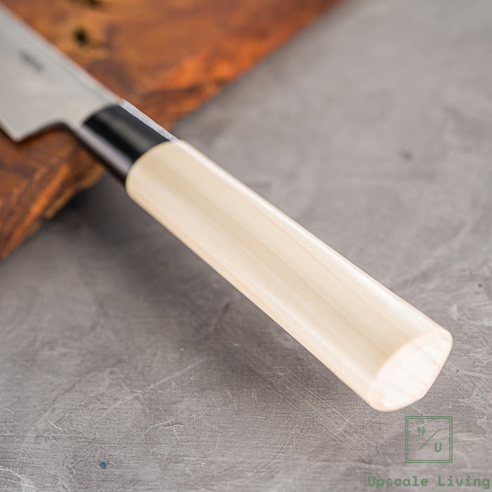 Pisau Sushi Kitaoka Aogami#2 Migaki HPC Yanagi 210mm