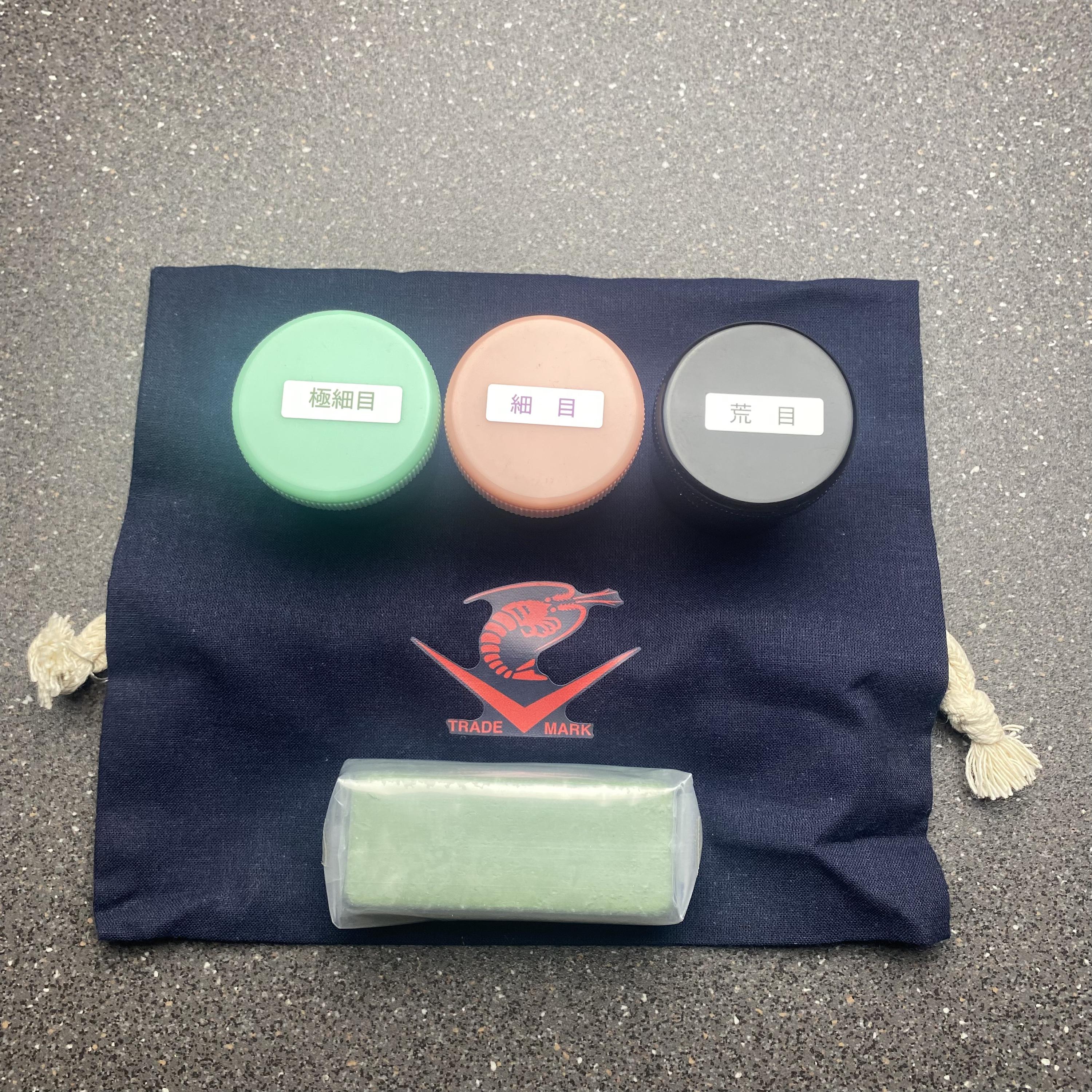 Naniwa Polishing and Stropping Compound Set of 4 PO-1100