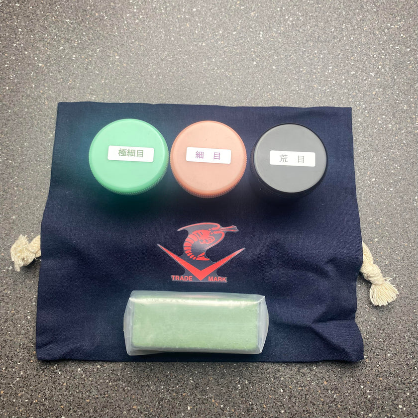 Naniwa Polishing and Stropping Compound Set of 4 PO-1100