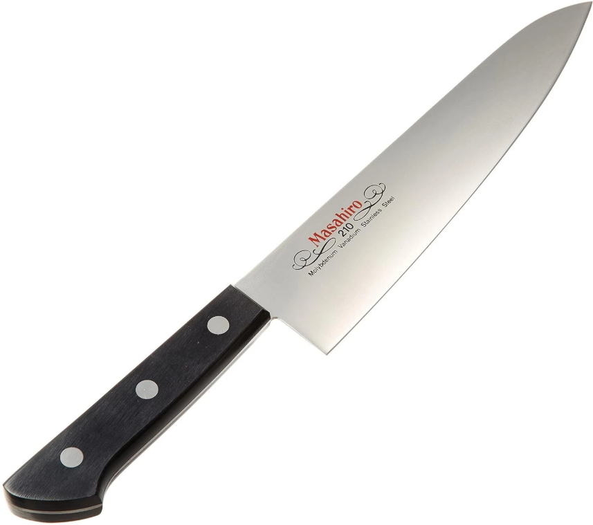 Pisau Dapur Jepang Masahiro MV Black Plywood Gyuto Knife 210mm