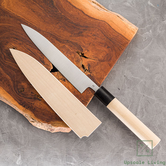 Japanese Artisan Knife Masamoto SW Steel  Wa Petty Knife 165mm With Exclusive Saya