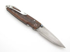 EDC Japanese Folding Knife MCUSTA VG10 Damascus Tsuchi Ironwood 110mm MC-077DI