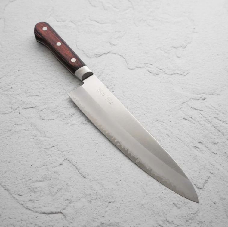 Pisau Dapur Jepang Suncraft 3 Layers Clad Steel AUS10 Gyuto 210mm
