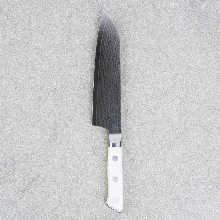 MCUSTA Corian Series VG10 33-Damascus Santoku 180mm