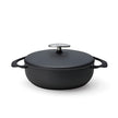 Casserole Pot UNILLOY Casserole Shallow Grey
