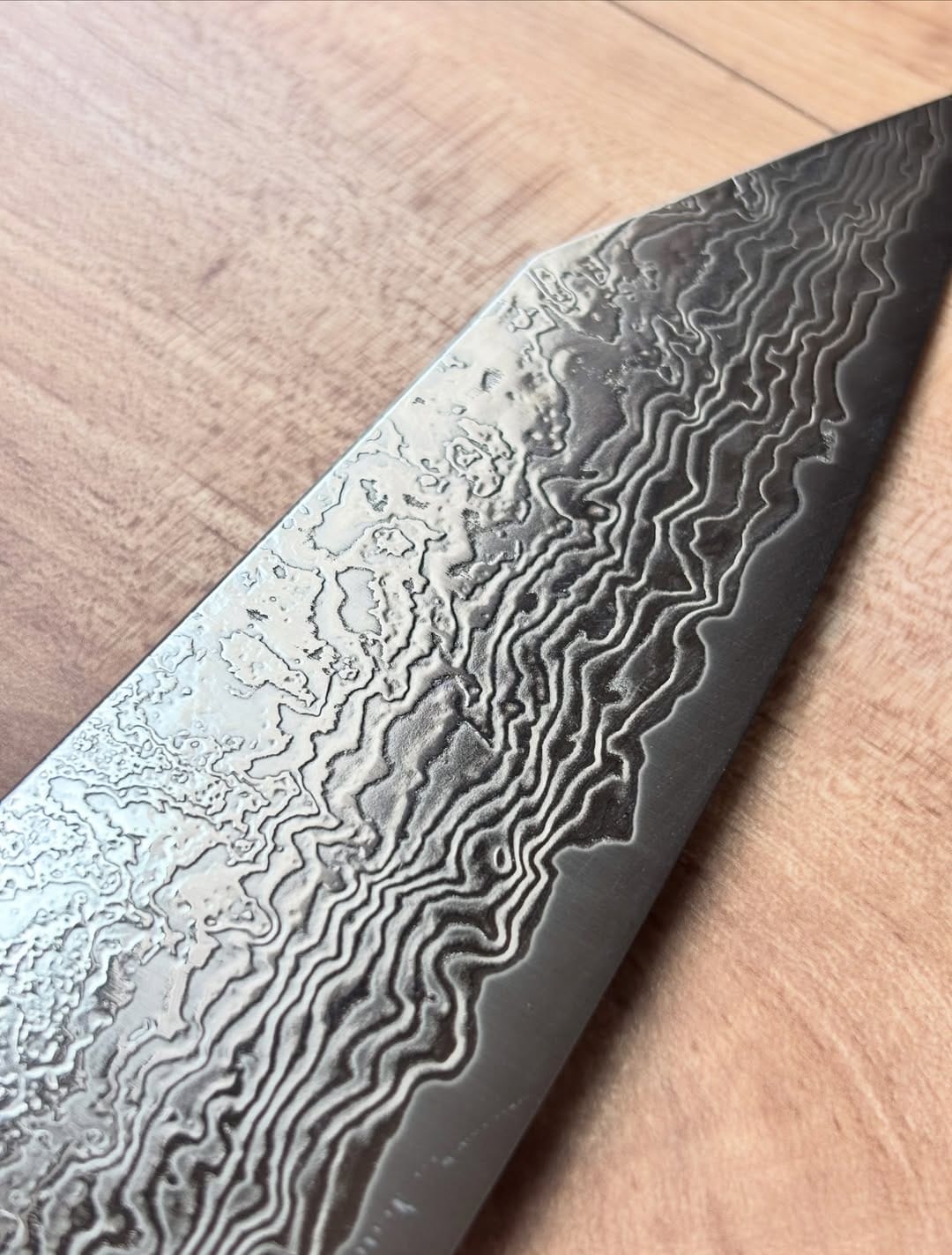 Pisau Dapur Jepang Enkyu SG2 Damascus K-Gyuto 210mm