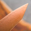 Pisau Dapur Jepang Hatsukokoro Ryuhyo Brown coating SG2 Damascus Kiritsuke Gyuto210mm
