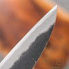 Japanese Artisan Knife Hatsukokoro Sumi AO#2 Kurouchi Petty 120mm