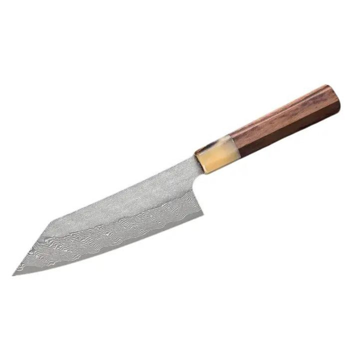 Pisau Dapur Jepang Nigara Hamono SG Strix Damascus Tsuchime  Bunka 170mm
