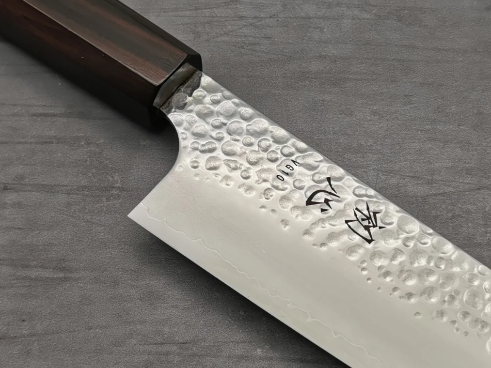 Pisau Dapur Jepang Hatsukokoro Hayabusa VG10 Tsuchime 3Layer Gyuto210mm