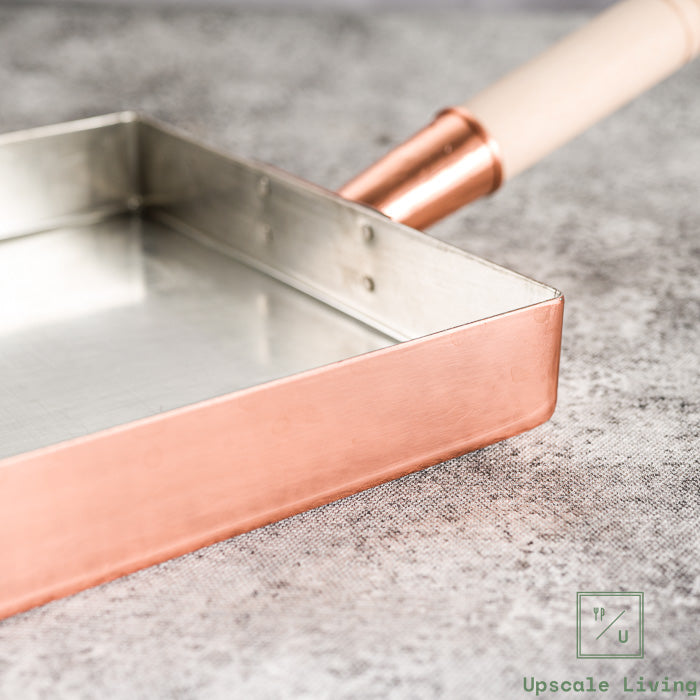 Wajan Tamagoyaki Tembaga Jepang EBM Copper Kanto Type 24cm