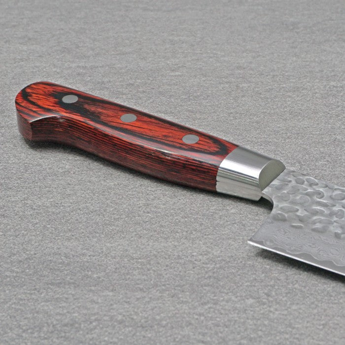 SAKAI TAKAYUKI 33-Layer Damascus Hammered Gyuto 210mm