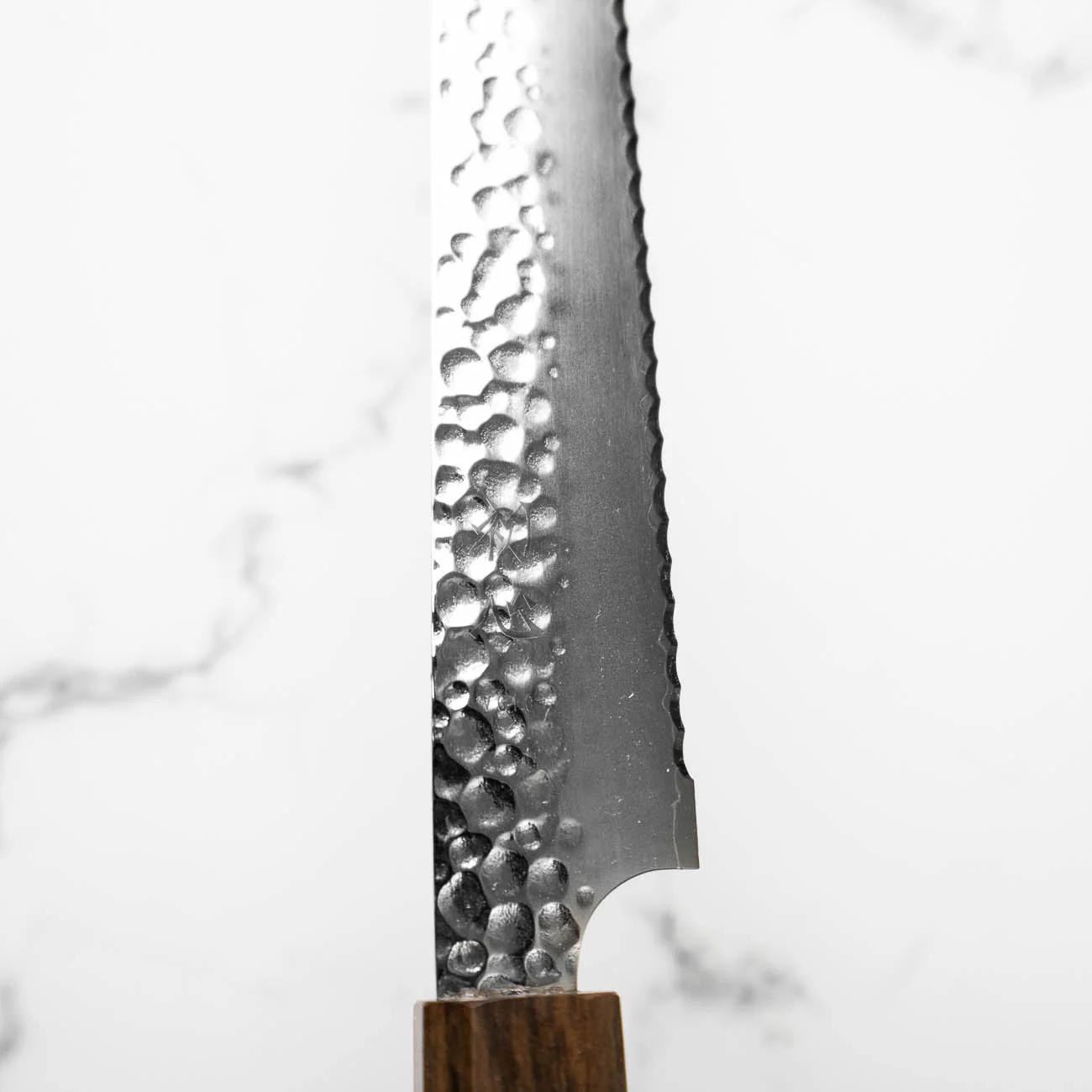 Hatsukokoro Hayabusa VG10 Tsuchime Bread Knife 210mm