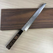 Japanese Knife Hatsukokoro Shirasagi Silver #3 Migaki Kiritsuke Yanagiba 270mm