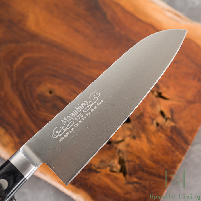 Pisau Dapur Jepang Masahiro MV Santoku 175MM W/Bolster