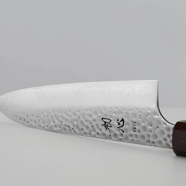 Hatsukokoro Hayabusa VG10  Tsuchime 3Layer Santoku 180mm
