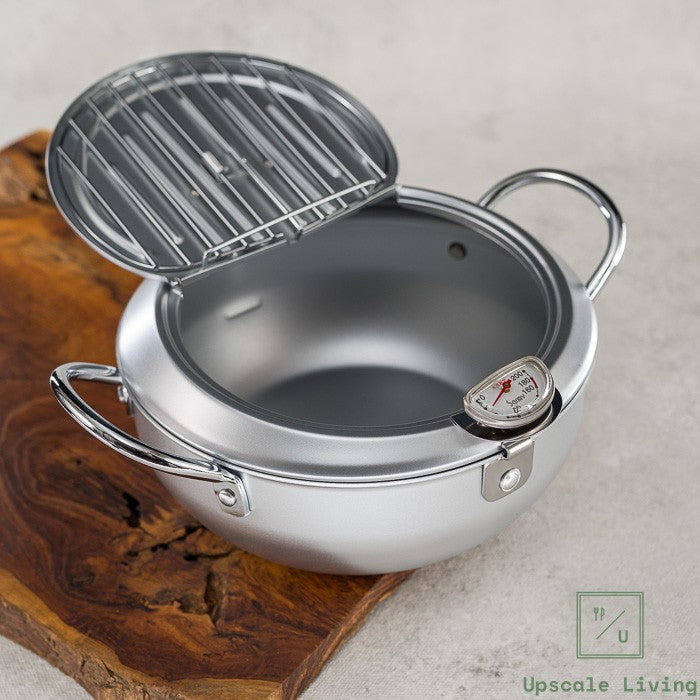 Deep Fryer Yoshikawa Mirakutei III Deep Frying Pot 20cm IH Compatible