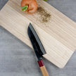 Kajibee Damascus Aogami #2 Kurouchi Santoku 165mm