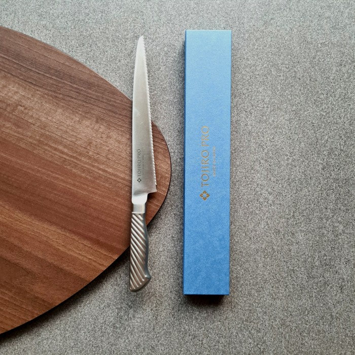 Japanese Knife TOJIRO PRO SD MV Steel bread Slicer 215mm