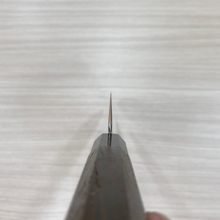 Japanese Knife Hatsukokoro VG-10 Damascus Tsuchime Sujihiki 270mm