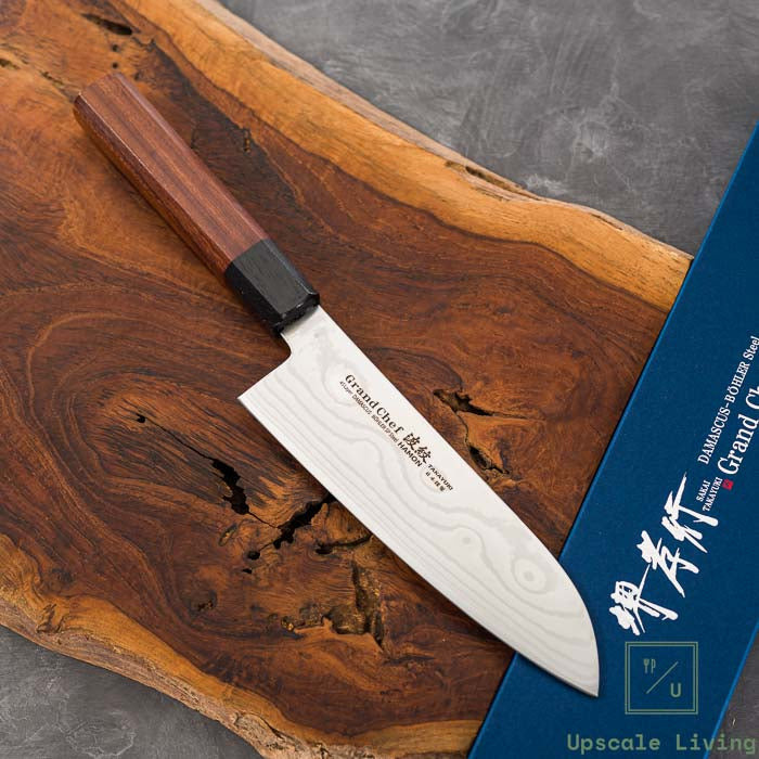 SAKAI TAKAYUKI Grand Chef Hamon Bohler Santoku 170mm