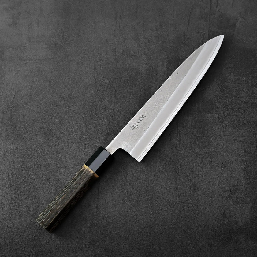 Pisau Dapur Jepang Yoshikane Hamono White #2 Nashiji Gyuto 210mm