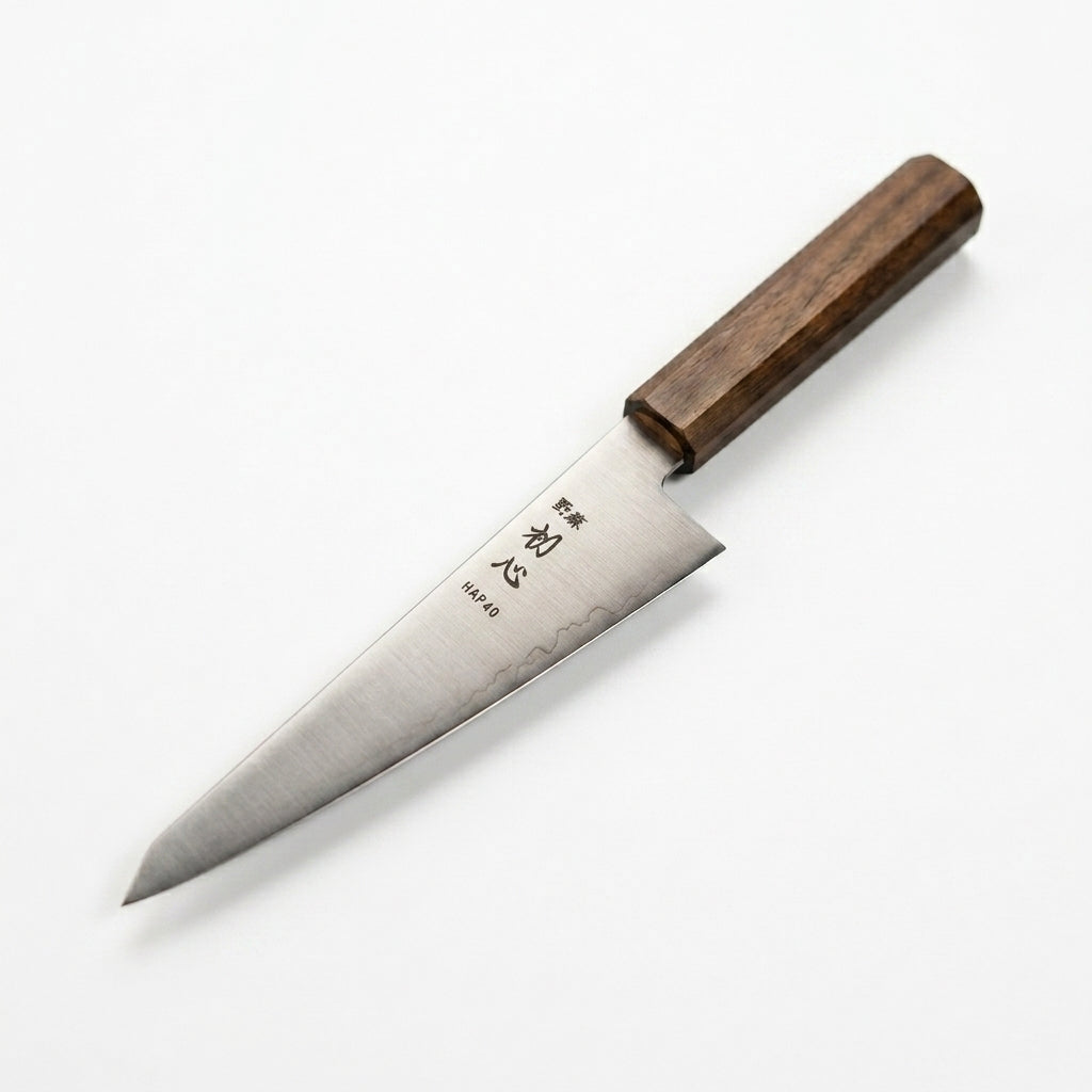 Pisau Dapur Jepang Hatsukokoro Hayabusa HAP40 Powder Steel Honesuki 150mm