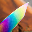 Pisau Dapur Jepang Hatsukokoro Ryuhyo Rainbow Coating SG2 Damascus Kiritsuke Gyuto210mm