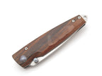 EDC Japanese Folding Knife MCUSTA VG10 Damascus Tsuchi Ironwood 110mm MC-077DI