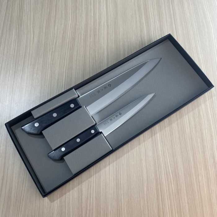 Pisau Dapur Jepang Tojiro Gift Set 2pcs TBS-210 Petty 135mm and Gyuto 200mm